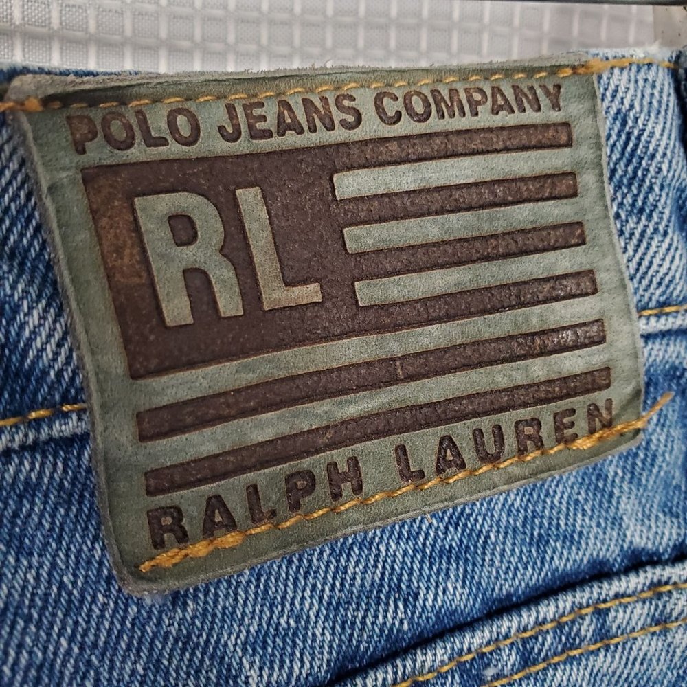Polo Jeans Company Ralph Lauren Mens Sz 36x30 Jeans Denim Relaxed Hi Rise 35X29 - Picture 1 of 11